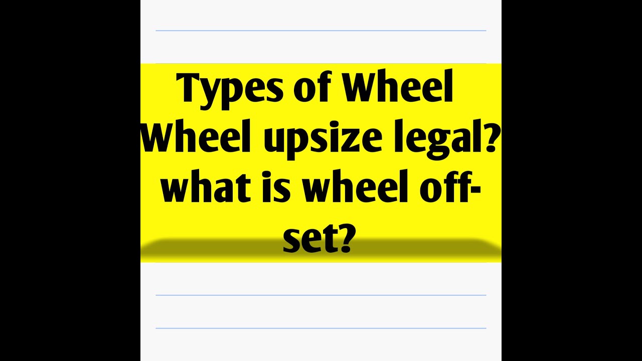 Types of Wheels , Wheel Upsize and Wheel Offset in Gujarati rajkot 