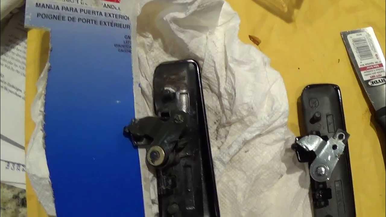 2003 Chevy Astro van new door handle install #4 of 4 - YouTube