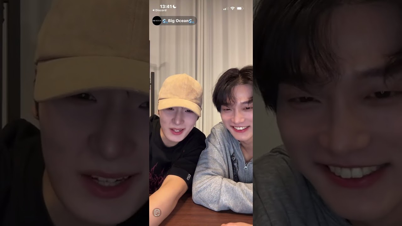 Live PJ et Jiseok sur TikTok, vendredi 20 février. 