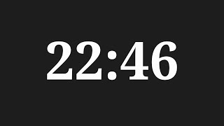 22 Minutes 46 Seconds Countdown Timer