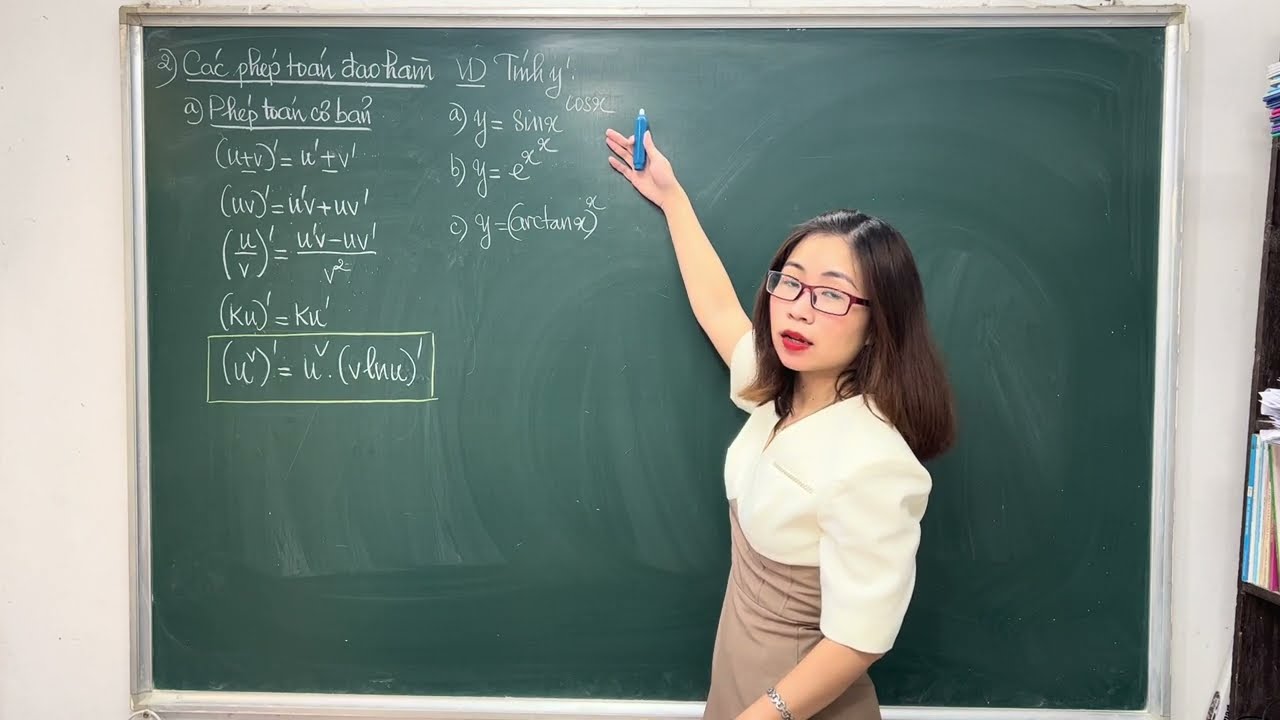 Giải tích 1. Chương 2. Bài 1. Đạo hàm P2