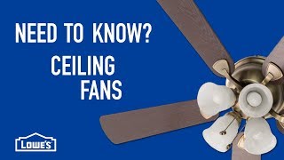 Need to Know? Ceiling Fans