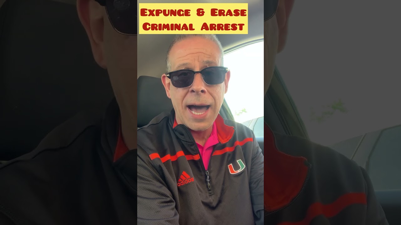 Expunge Your Criminal Arrest Now 