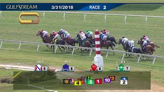 Gulfstream Park Carrera 2 - 31 de Marzo 2018