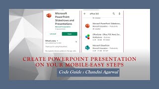 Installing Powerpoint App |Microsoft PowerPoint App from Mobile phone using Office 365 ID screenshot 4