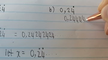 Grade 10 | Recurring Decimal to Fraction