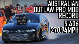 JOHN RICCA SETS NEW AUSTRALIAN OUTLAW PRO MOD RECORD!