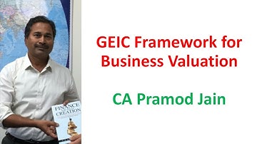 GEIC Framework for Business Valuation I CA Pramod Jain