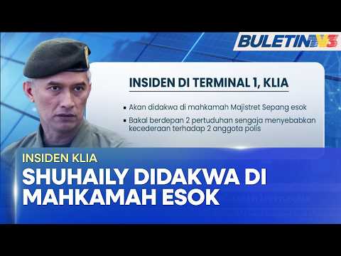 INSIDEN KLIA | Shuhaily Didakwa Di Mahkamah Esok, Hadapi 2 Pertuduhan - AGC (BU)