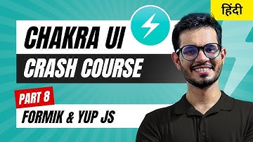 Chakra UI Formik And Yup Form Validation | In Hindi | T8