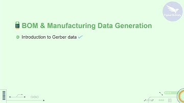 Lesson 1: Introduction to manufacturing & BOM section