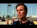 Hans Lindberg on beach handball