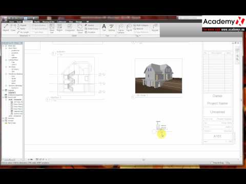 Autodesk revit architecture 2010 - Completion of sheets and print preparation 03