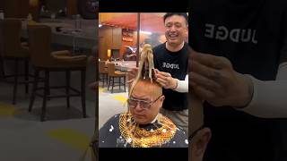 Barber Did Unique Hairstyle😮?!