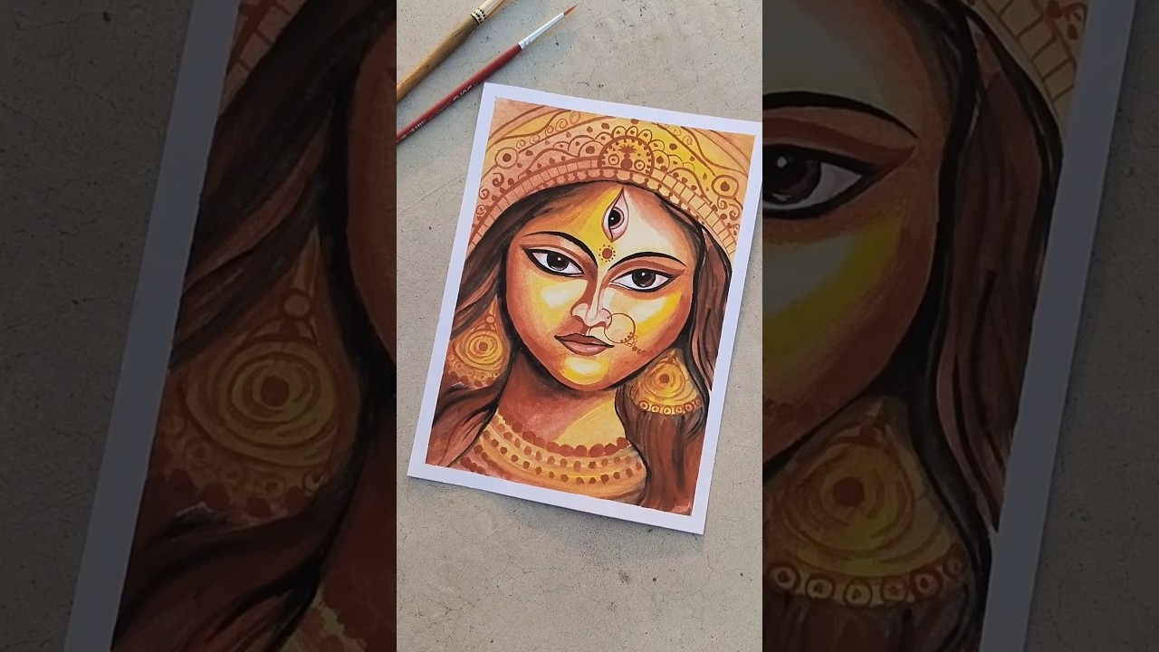 Maa Durga Painting – Shakti Ka Roop 🎨 