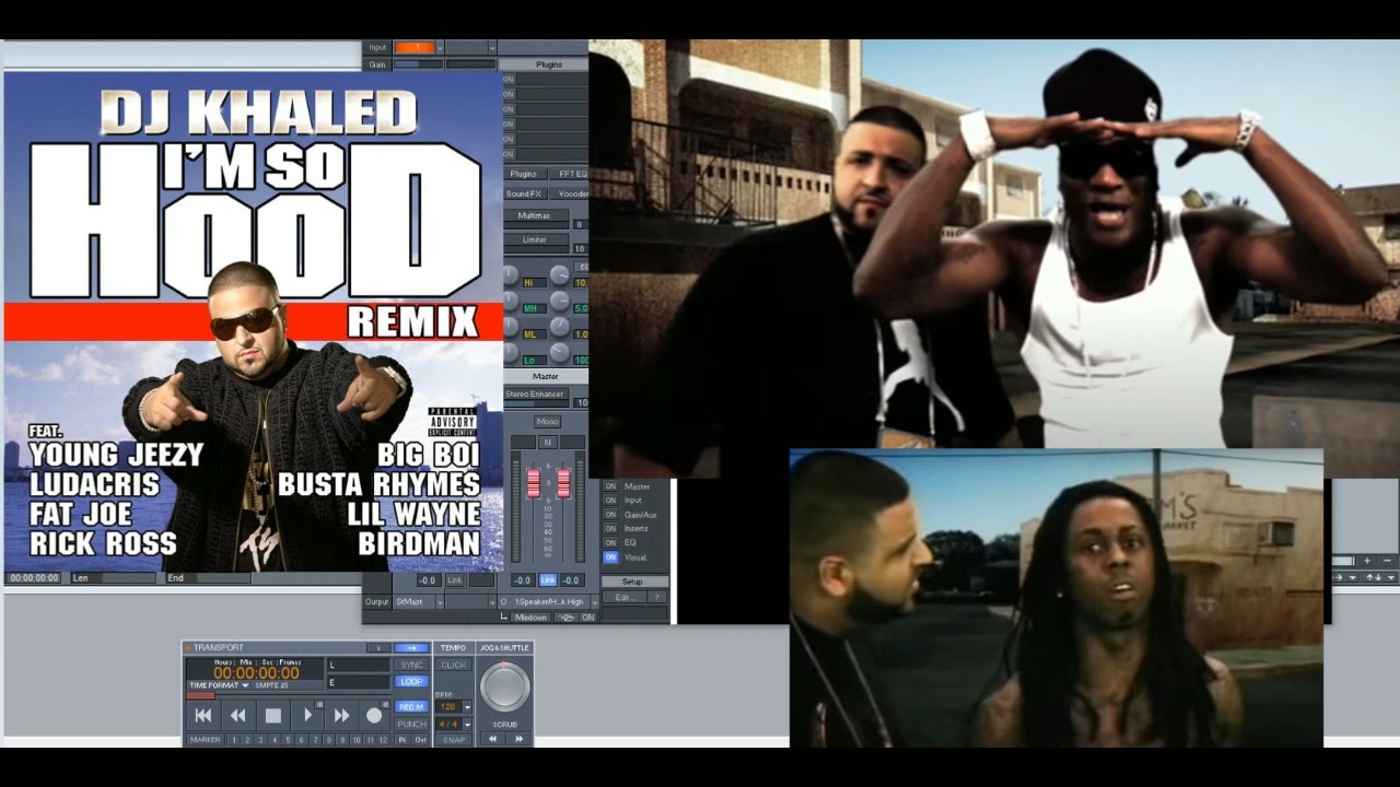 Young Jeezy, Ludacris, Lil Wayne, Rick Ross, Baby, T Pain & Co. – I’m So Hood (Remix) (Slowed Down)