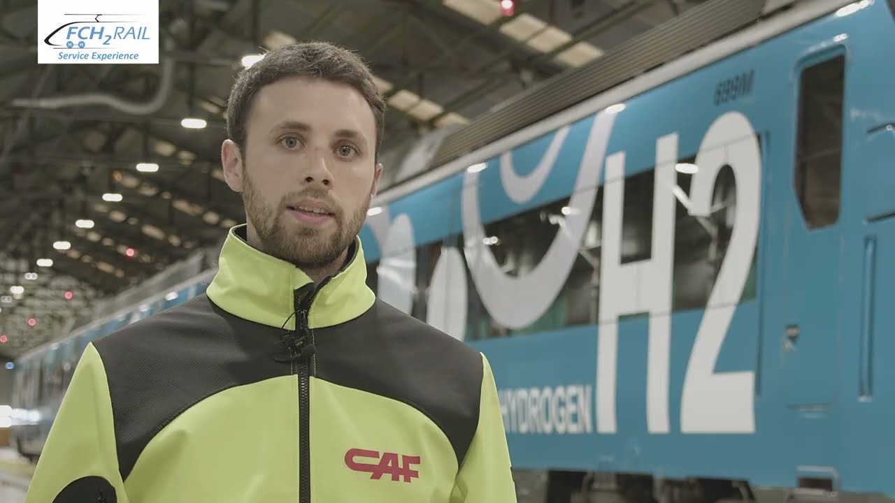 CAF-FCH2RAIL: First hydrogen train simulating commercial service on Spanish and Portuguese lines