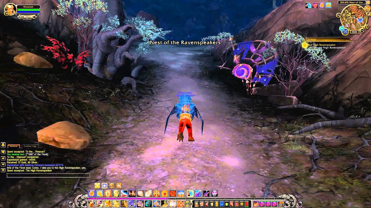 Draenor Quest 275: The High Ravenspeaker (WoW, human, Paladin)