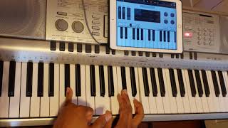 Video thumbnail of "Grande y Fuerte Miel San Marcos tutorial piano basico."