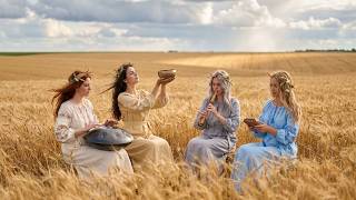 The Wind Across an Empty Field 🌾 (963 Hz) | Divine Connection | Bowls · Handpan · Flute · Kalimba