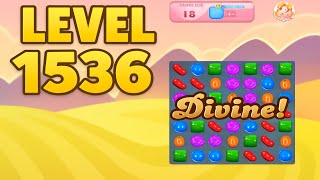 लेवल 1536, कैंडी क्रश सागा, वॉकथ्रू, गेमप्ले, बिना टिप्पणी, एंड्रॉइड screenshot 3