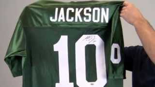 Athlete Statistics Desean Jackson Autographed Philadelphia Eagles Throwback Jersey - JSA
