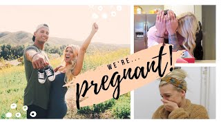 FINDING OUT I’M PREGNANT & TELLING MY HUSBAND! // BEST REACTION EVER 😭