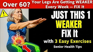 Over 60? Your Legs Are Getting WEAKER Every Week — FIX It with 3 Easy Exercises | Senior Health Tips