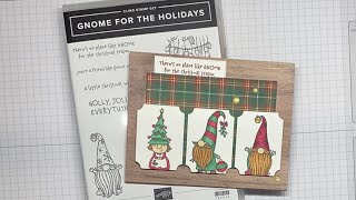 Stampin’ Up! Gnome For The Holidays Christmas Card Tutorial