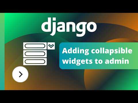 Einklappbare App-Gruppen zum Django-Admin hinzufügen