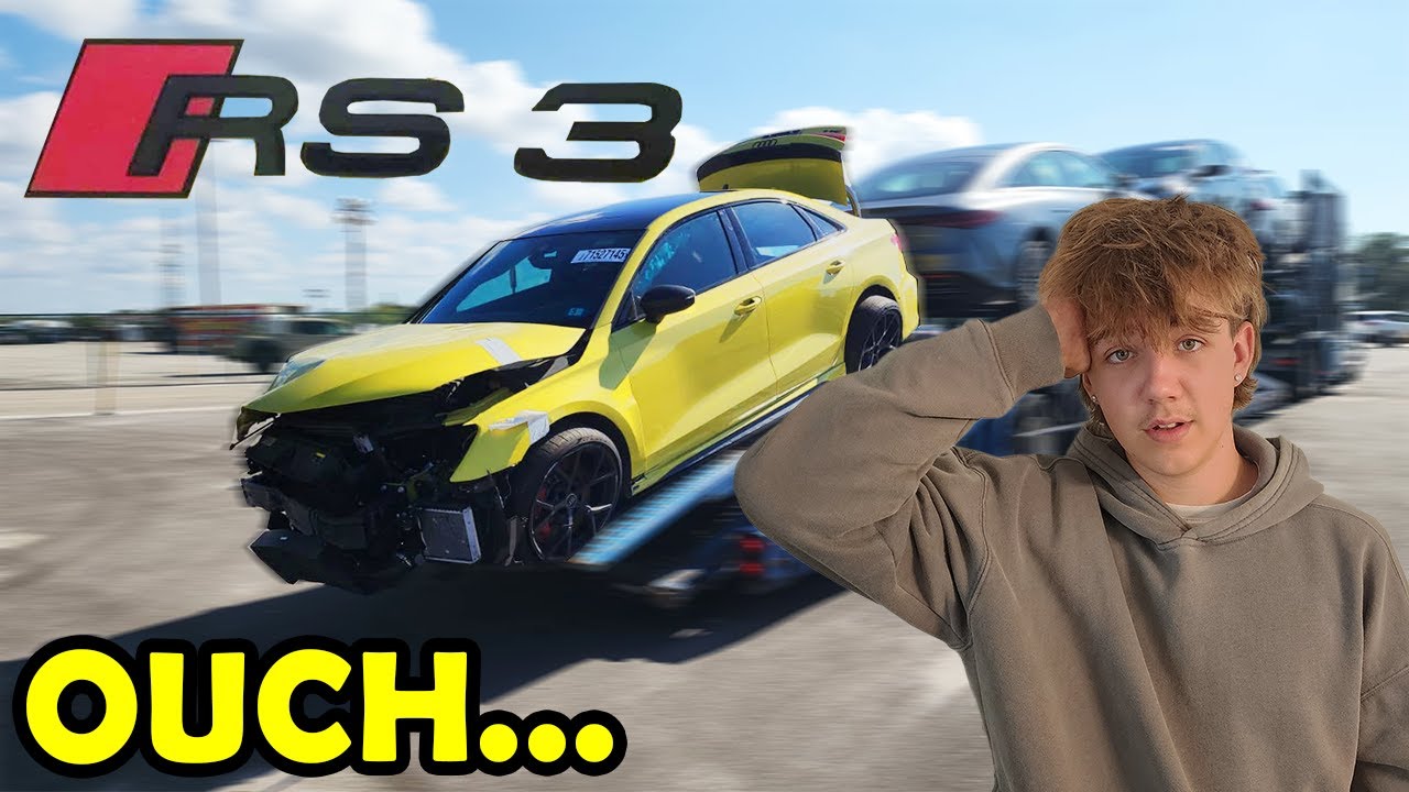 REBUILDING A WRECKED AUDI RS 3 | MAJOR DAMAGE REVEALED