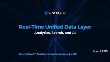 Keynote - Unlocking Your AI Potential With Real-Time Data Unification