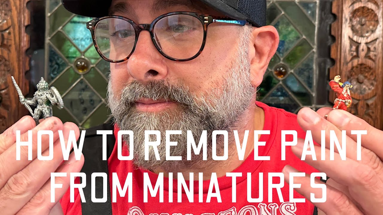 How To Remove Paint For Miniatures Strip Paint Off Miniatures In Less 
