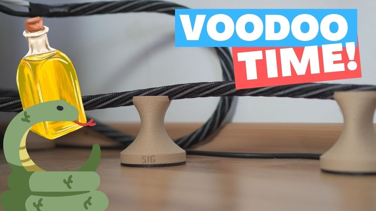 Snake Oil !? SIG Cable Riser /HiFi Kabel Basis / Kabel Brücken / HiFi ...