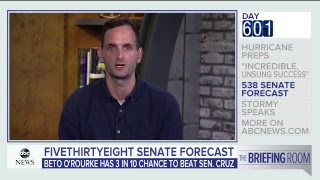 'Briefing Room': Hurricane Florence, Trump's Puerto Rico comments, 538's 2018 Senate forecast