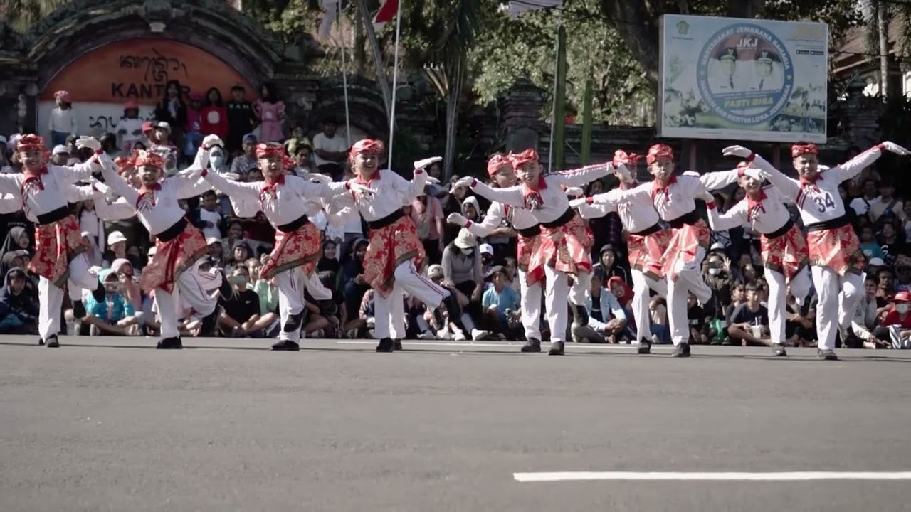 Lomba Gerak Jalan Putra Tingkat SD se-Kabupaten Jembrana - SDENTUBBA