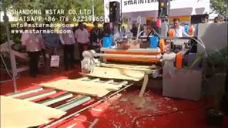 Mstar 120m/min high speed veneer peeling machine / wood veneer machine