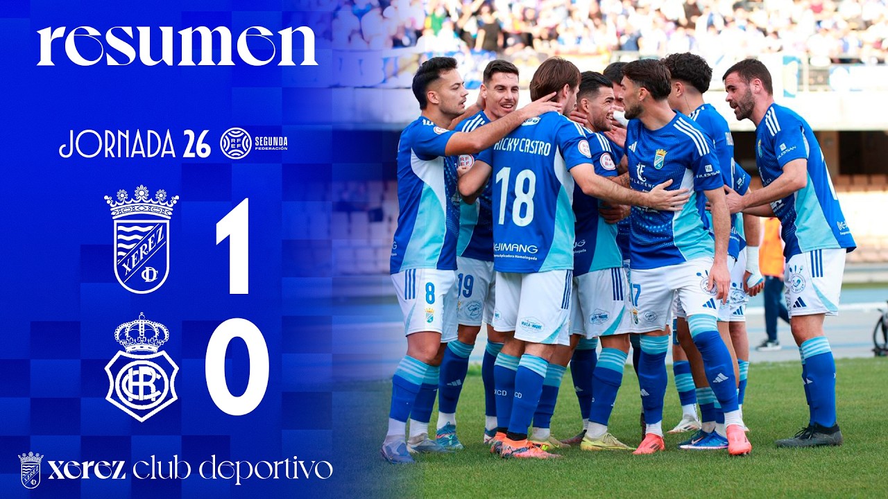 Resumen del Xerez CD 1-0 RC Recreativo de Huelva 