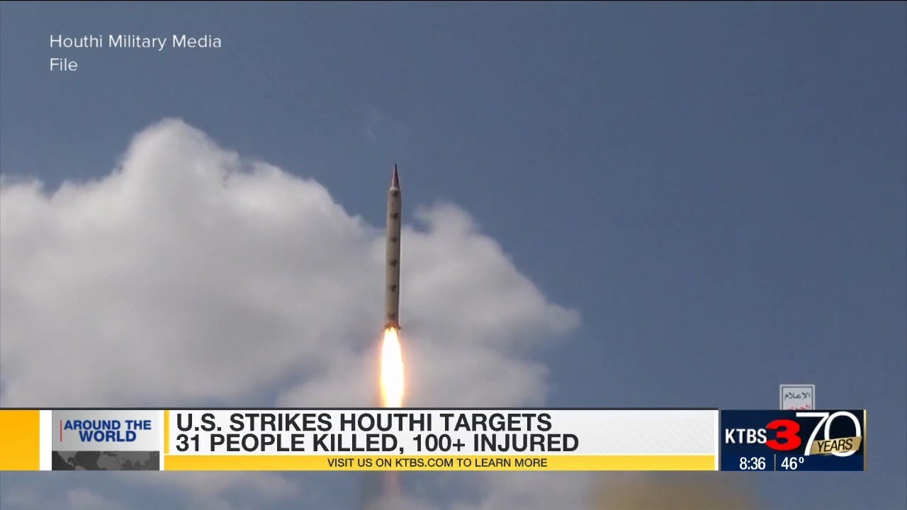 Trump orders strikes on Iran-backed Houthi rebels in Yemen and issues ...