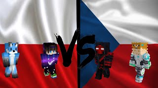 Česko proti Polsku v Minecraftu