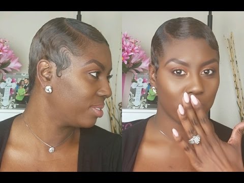 Short Hair Mold Go Waves Technique Tutorial Brown Beauty