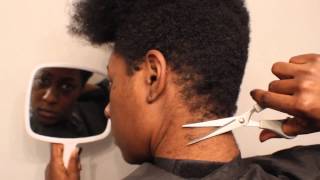How to Cut Natural Hair with Scissors/Shears (BEAUTYCUTRIGHT)