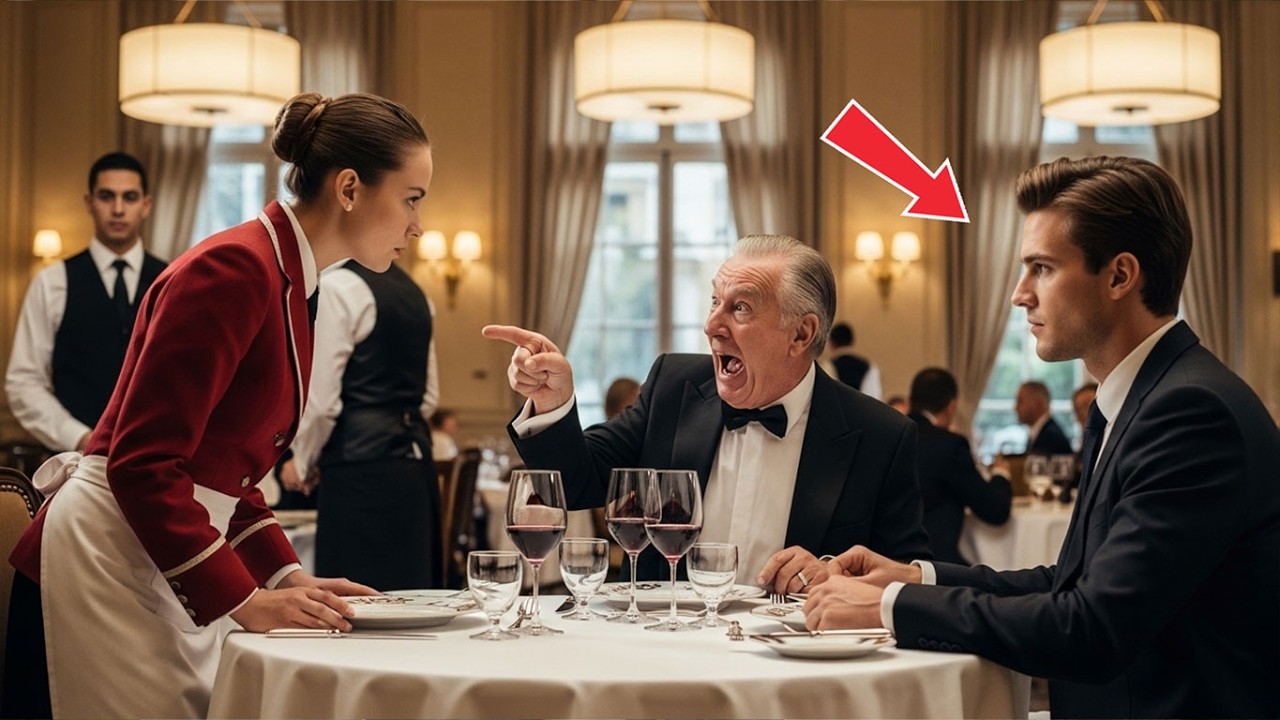 « PARLE À MON FILS SOURD ! », SE MOQUA LE MILLIONNAIRE ARROGANT… MAIS LA SERVEUSE LE FIT TAIRE