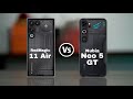 Nubia RedMagic 11 Air vs Nubia Neo 5 GT