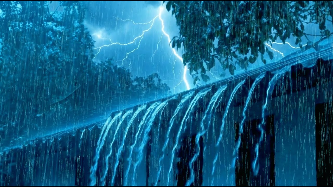 Relaxing Rain Sounds for Sleeping 30 Minutes 😌 Sleep Faster with Natural Rain Noise