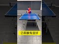 【卓球】3ステップで分かるワイパーフリック #Shorts