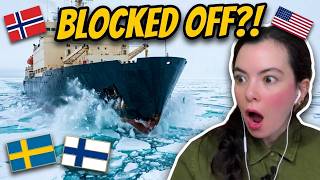 American Girl Reacts to Why Sweden & Finland Have No Arctic Coastline