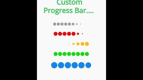 Custom Progress Bar With Dots Loader ||| *Advance Android Studio Tutorial*