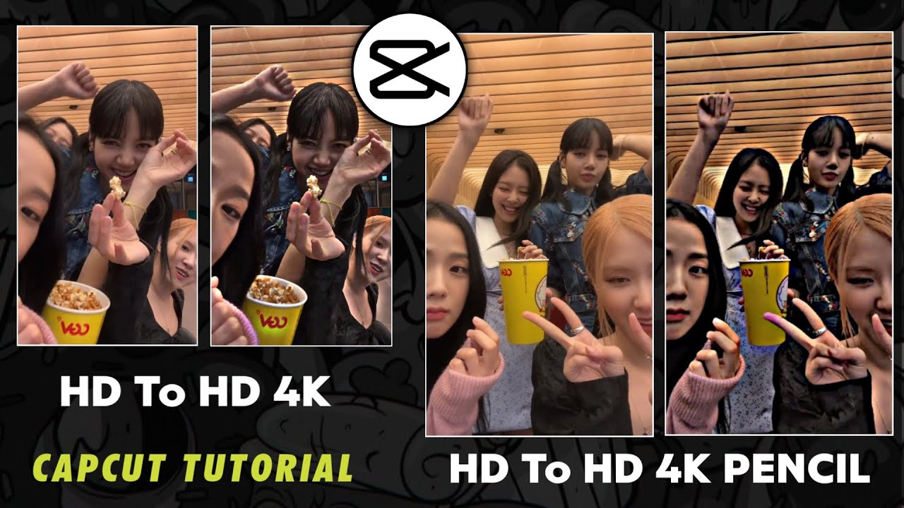 Tutorial Edit Video HD 4K & HD 4K Pencil di Aplikasi CAPCUT Tutorial
