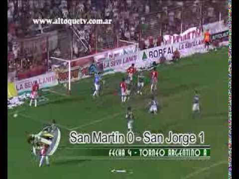 SAN MARTIN 0 - SAN JORGE 1 - YouTube
